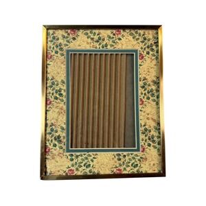 Vintage Cottagecore Picture Frame Unisex 8x10 Gold Fair Floral Mat GrandmaCore